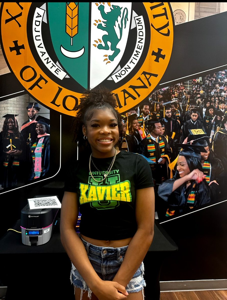 SaginawTFXC's tweet photo. 📢OFFICIALLY OFFICIAL 📢
CONGRATULATIONS again to our newly signed Gold Nugget! Looking forward to following your journey at Xavier University of Louisiana! 
@emsisdathletics @xulagold @saginawhstx @MamaDes3 https://t.co/Ct2gEguGmb