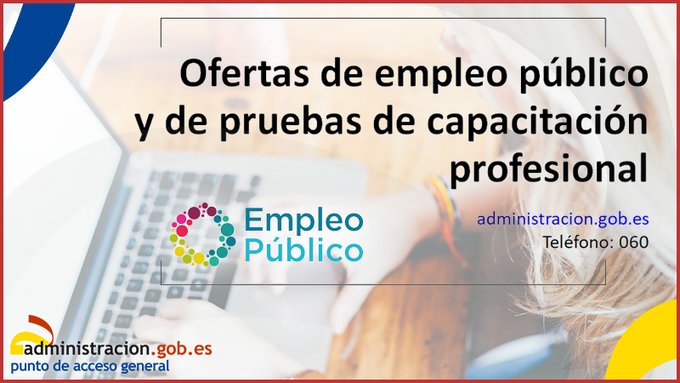 📷 📷 📷#empleo público y pruebas de capacitación profesional  📷 tinyurl.com/muctk4cw  vía
@060gobes #EmpleoPúblicoSE #EmpleoSE #EspañaEmpleo