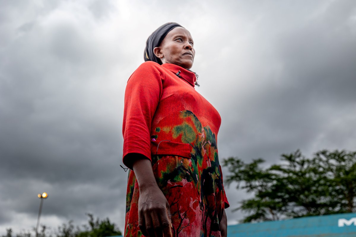 'My husband jumped out of the window of our bedroom after me, the house broke up and it was carried away by the water. So now we are in the water, the house is gone, and I am clinging to a tree,' recalls Beatrice Nyokabi, a survivor of the #KenyaFloods.