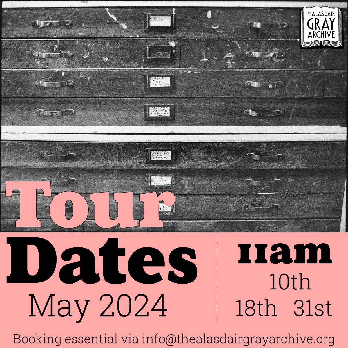 Final spaces left for our May tour on 31st at 11am…email to book!