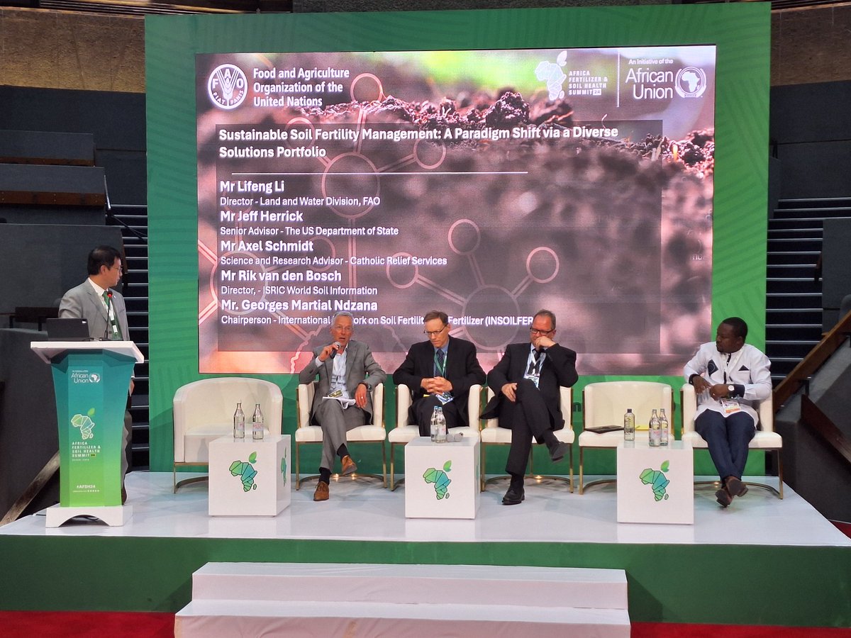 📣 Come join us at #AFSH24 Amphitheatre Hall (2nd floor)! 📌 Sustainable Soil Fertility Management: A Paradigm Shift via a Diverse Solutions Portfolio w/ @FAO @wef @CatholicRelief