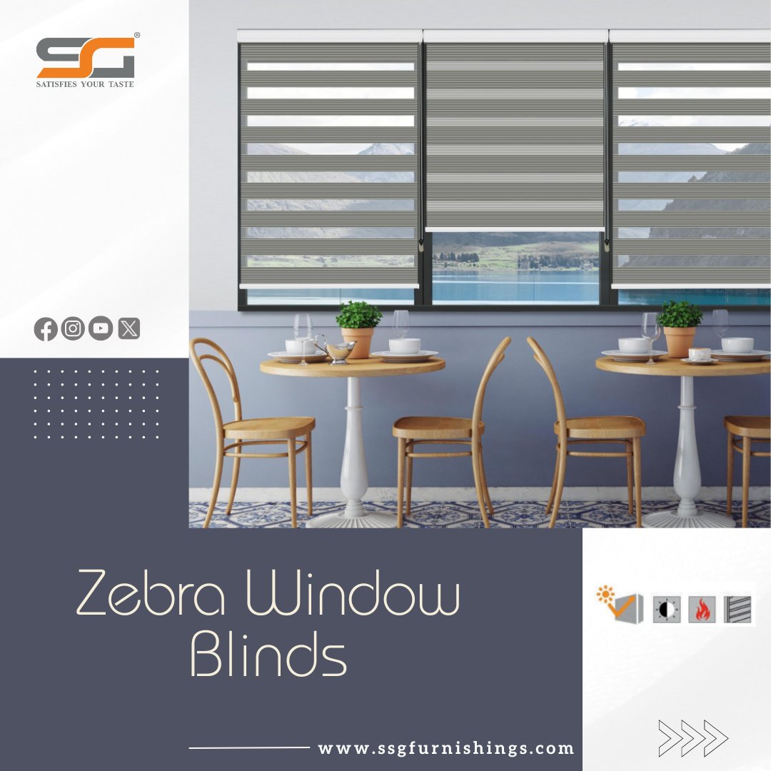 Discover the beauty of seamless light control with our innovative zebra blinds – a touch of sophistication for any room.
.
.

#ssg #ssgblinds #ssgwindowblinds #windowblinds #blinds #zebrablinds #rollerblinds #woodenblinds #romanblinds #windowcovering #windowdrapes #windowelegance