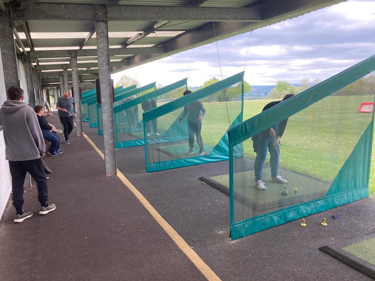 In addition to golfing lessons, we like to practise what we have learnt on the golfing range
#golf #learningdisabilities #mentalhealth #outdoors