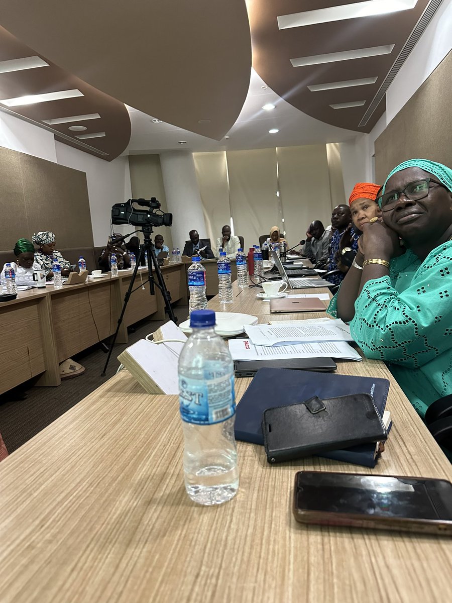 Today we are at the National Assembly commitee sessions meeting with @NgbvTheGambia. They presented evidence of what is happening to our women and girls. If what the doctor presented does not push our NAMS to keep this ban in place then I will lose all hope in humanity. #EndFGM
