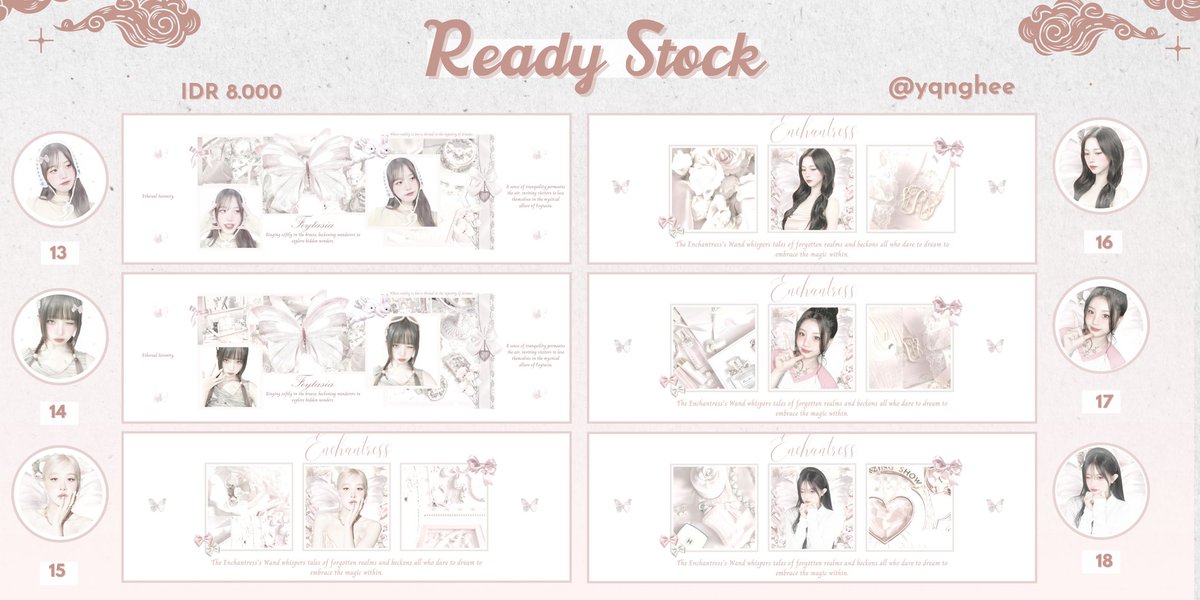 Help rt/repost? Thankyou! 🤍

﹙ 🎀🍰﹚haloo! aku ada ready stock layout dengan harga IDR 8.000 / ea yang bisa kamu take dari sekarang dan free retext. yang mau bisa lgsg DM akuu! 🤍

#zonauang #zonajajan