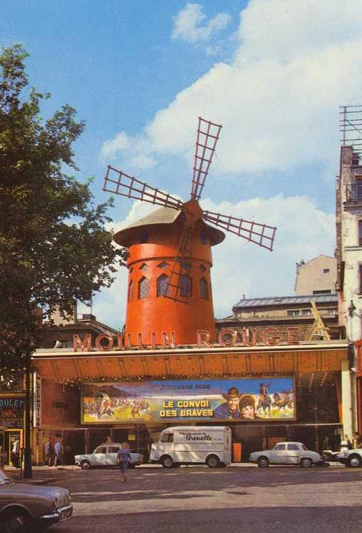 Le Moulin Rouge. 1950. Paris