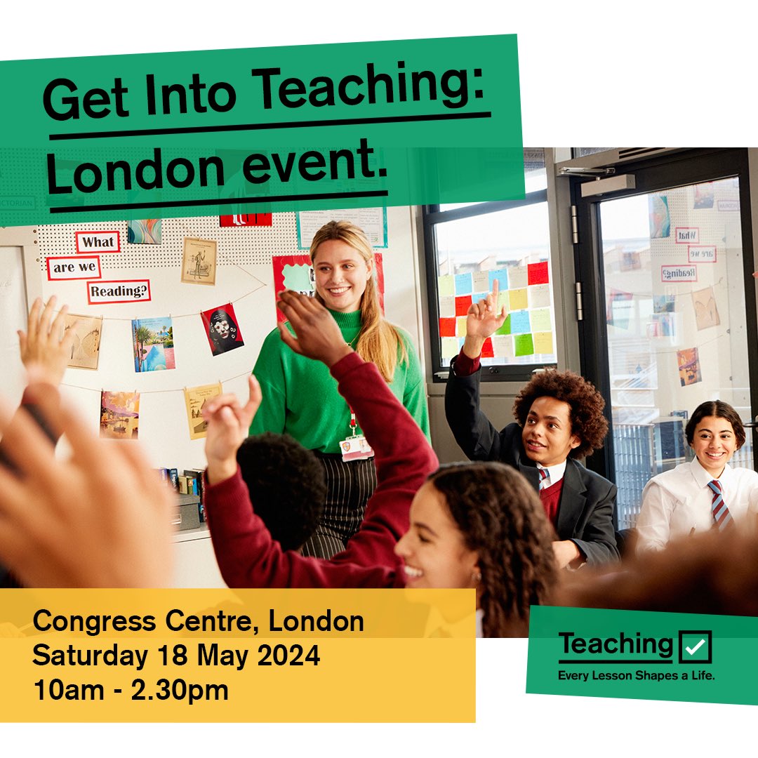 Calling aspiring teachers! Come and chat to Astra SCITT at Train to Teach London on Saturday 18 May 
@ChallonersHead @DCGS_Careers 
#teachertraining #traintoteach #loveteaching