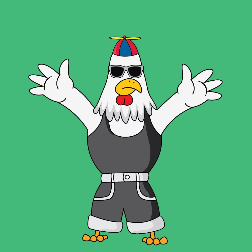 🌟 Sneak peek alert! 

Here's a glimpse of one of the unique chickens from the
Chicken Blaze 
#NFTCollection.
Which traits do you think
 make this chicken 
special? 🐔

#NFTCollectibles #SneakPeek
#koinos #nftnyc #chickenblaze #NFTCommunity