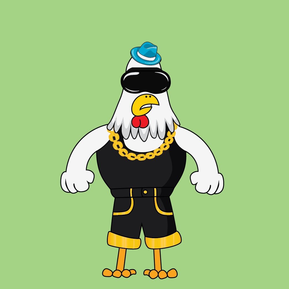 ChickenBLZ's tweet photo. 🌟 Sneak peek alert! 

Here's a glimpse of one of the unique chickens from the
Chicken Blaze 
#NFTCollection.
Which traits do you think
 make this chicken 
special? 🐔

#NFTCollectibles #SneakPeek
#koinos #nftnyc #chickenblaze #NFTCommunity https://t.co/VfW0fwXHYv