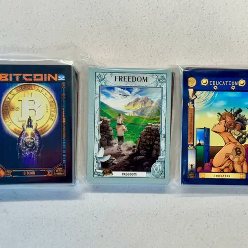 Just starting to build your @btc_cards collection? We have both a Series 1 and Series 2 common set in this week's collection to jump start the collecting! Get them here ⤵️ scarce.city/collections/bi…