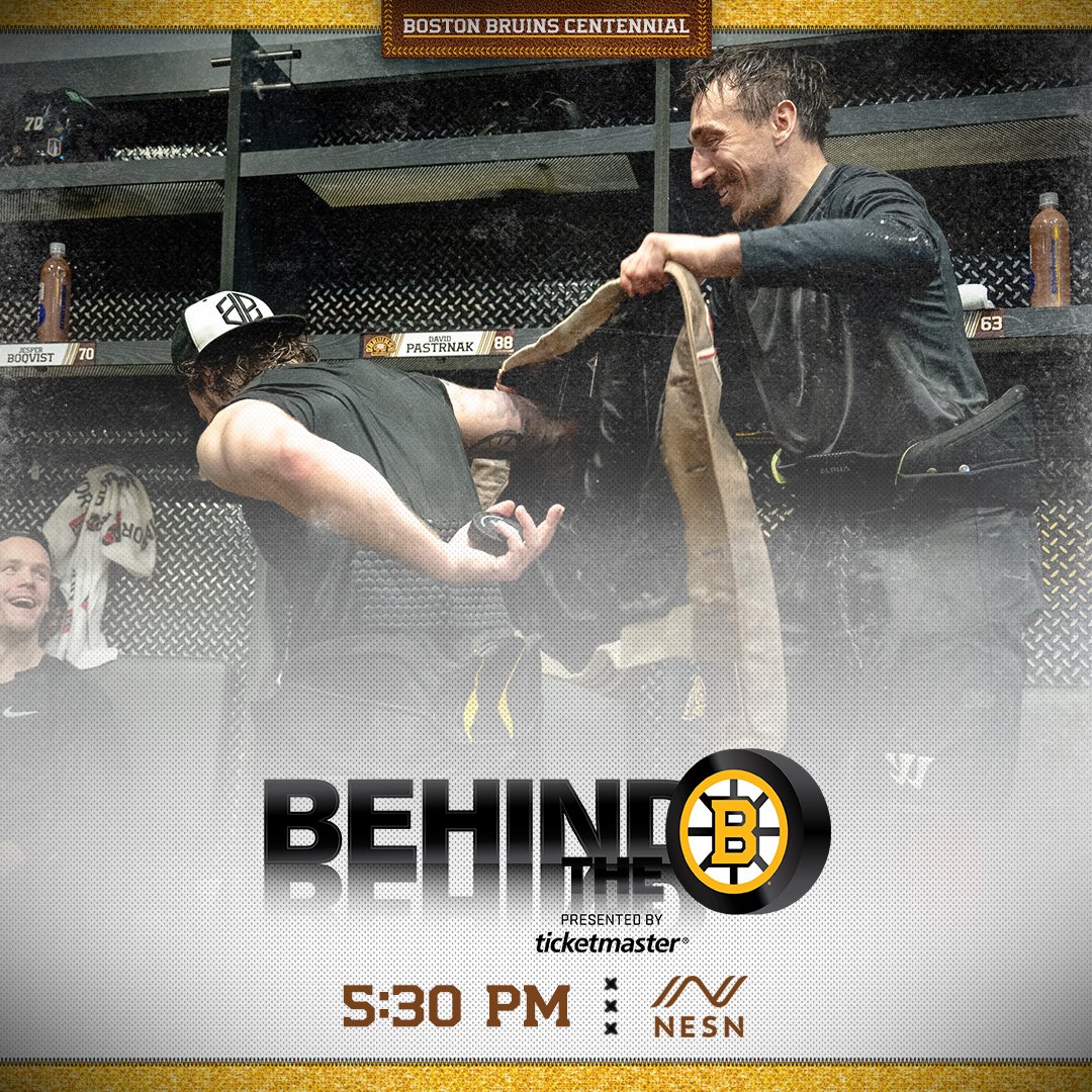 A look back at Round 1.

An all-new #BehindTheB, pres. by @Ticketmaster, airs today at 5:30 p.m. ET on @NESN!