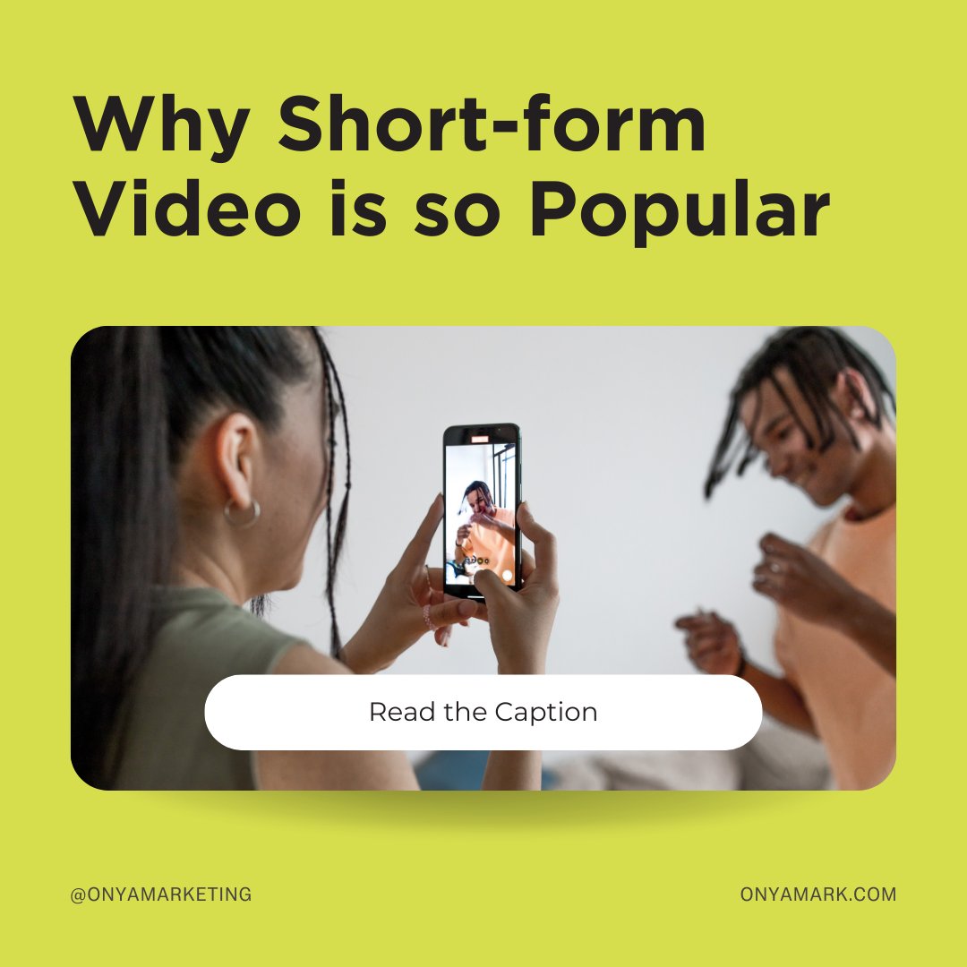 Short-form videos can: - Forge genuine connections with their audience, driving engagement and boosting brand awareness. - Help deliver impactful messages that inspire action and drive tangible results. - Capture viewers’ attention quickly and hold it for longer periods c ...