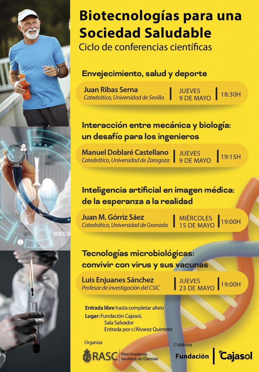Ciclo de conferencias científicas <a href="/Cajasol/">Fundación Cajasol</a>