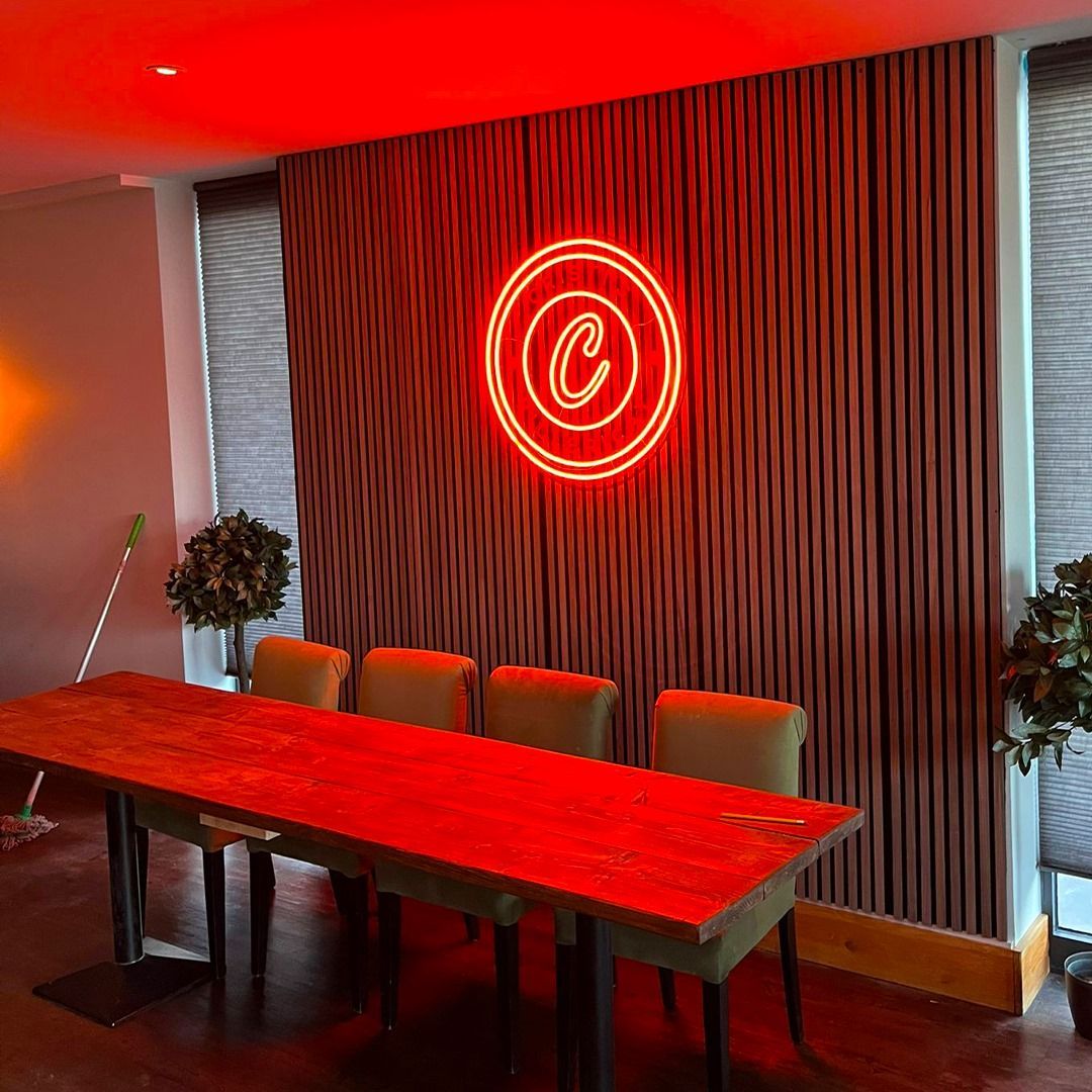 Light up your space with the vibrant red glow of CreateNeon. #CreateNeon #VibrantRed #NeonGlow #LightUp #NeonLights #DecorIdeas #RoomDecor #AmbientLighting #NeonSign #HomeDecor