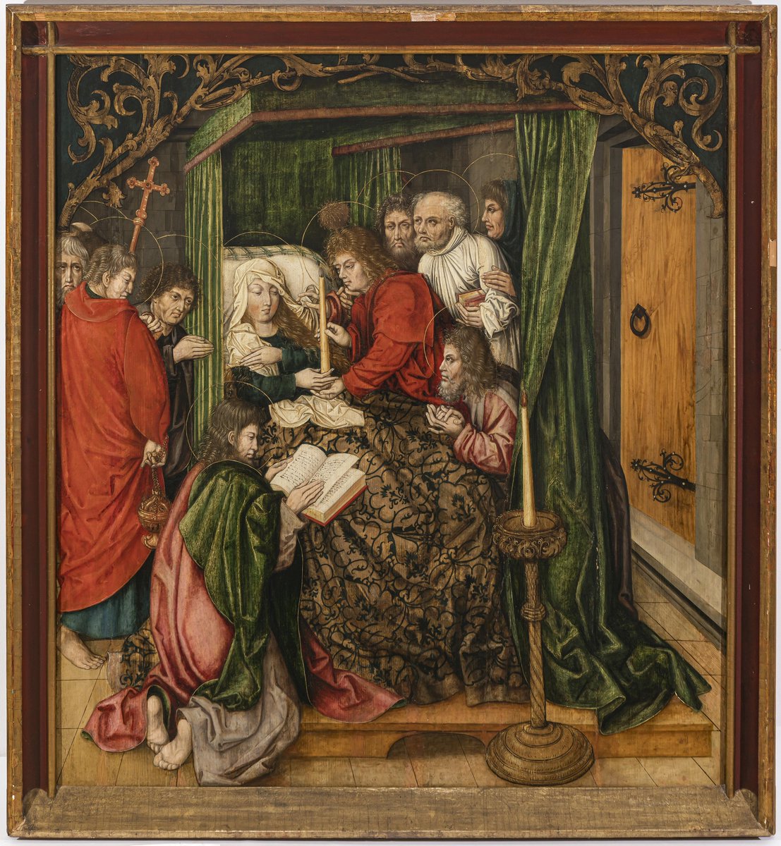 16th century Upper Rhenish master, Death of the Virgin. Sold for 60k EUR today.