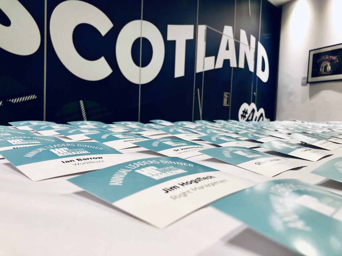 NOT LONG TO GO NOW! We’re putting the final touches and plans in place for this evenings #hrnc24 annual Leaders Dinner in association with @StrathBusiness School. Looking forward to welcoming all our table hosts and their guests.