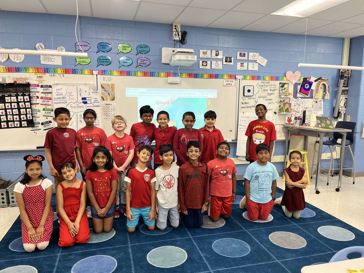 We’re supporting our 6th graders today as they take their reading SOL! ❤️<a href="/McNairUpperES/">McNair Upper ES</a>