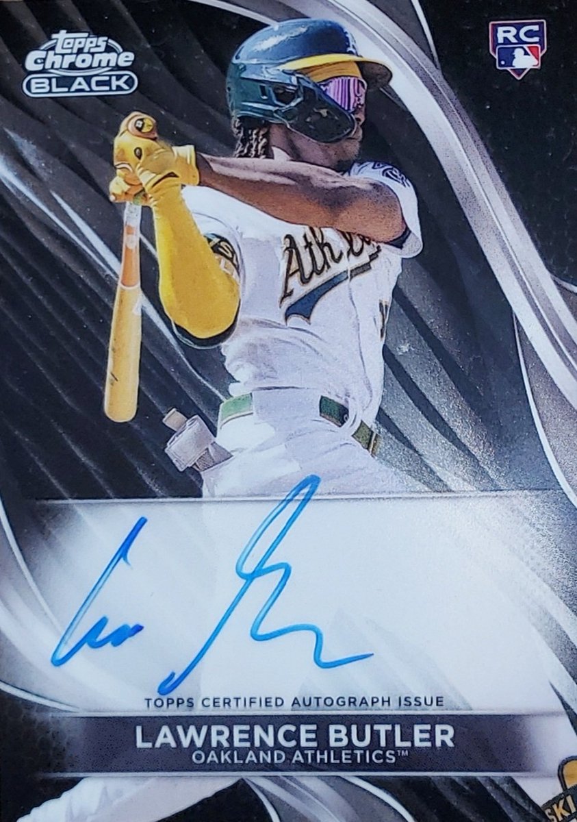 #Topps2024ChromeBlack #Topps2024Chrome #LawrenceButler #RookieCard @Athletics 

#ToppsCertifiedAuto #CertifiedAuto #Autograph