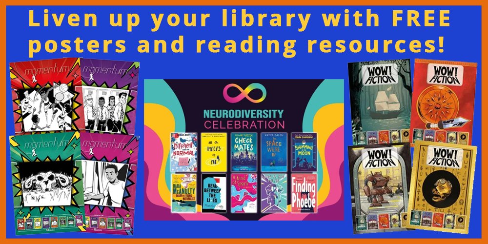 Entice readers into your #KS3 / #KS4 #SchoolLibrary with these FREE posters and reading resources showcasing thrilling book recommendations, diverse genres and the hottest topics. Let's spark conversations and ignite a passion for reading in everyone!📚 ow.ly/hq3y50Qsy7e