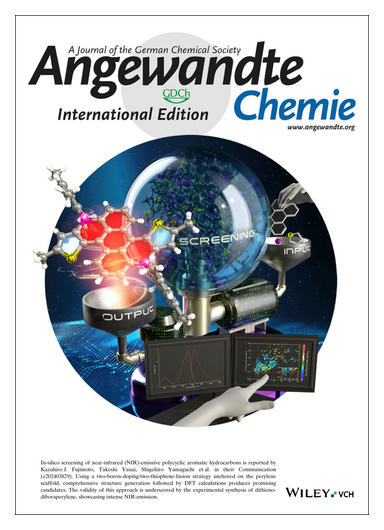 #OnTheCover In Silico Screening and Experimental Verification of Near-Infrared-Emissive Two-Boron-Doped Polycyclic Aromatic Hydrocarbons (Shigehiro Yamaguchi and co-workers) onlinelibrary.wiley.com/doi/10.1002/an… onlinelibrary.wiley.com/doi/10.1002/an…
