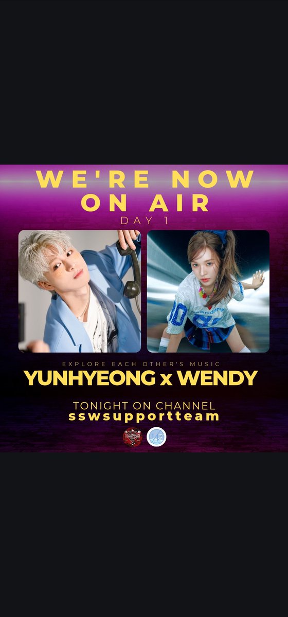 💿 2- Day Collab StationHead Streaming Collaboration: WENDY x YUNHYEONG 🎵 🗓 May 9-10 ⏰️ 9PM-12AM KST 🎙 with @PrinceYHph Day 1: stationhead.com/sswsupportteam Day 2: stationhead.com/@PrinceYHph #WENDY #웬디 @RVsmtown #YUNHYEONG #송윤형 @SONG_LOVE_JP #iKON #아이콘 @iKONIC_143