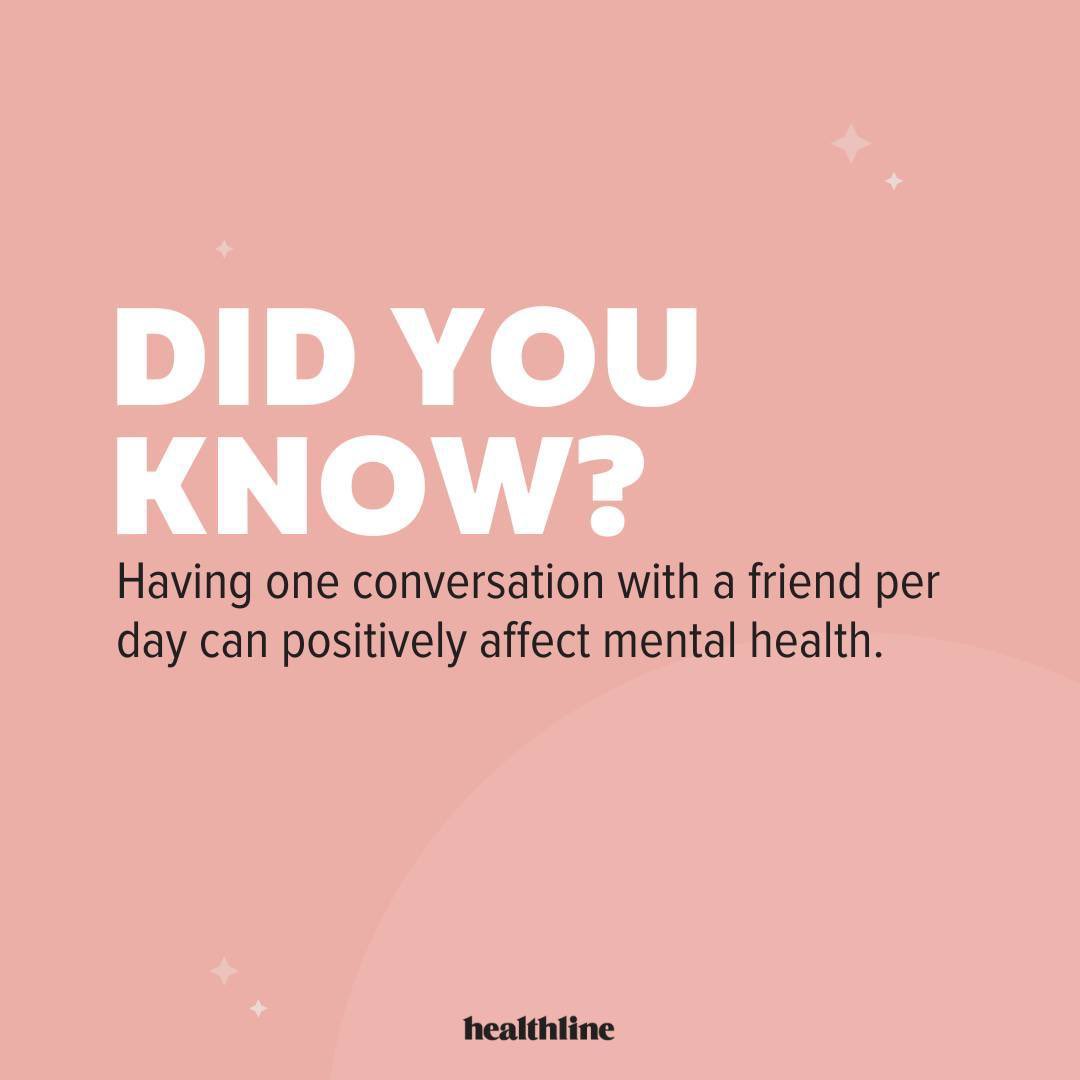 A recent study has shown that intentionally reaching out to a friend can positively affect overall mood and behaviour, emphasising just how important human connection is to one’s overall health.💛⁠ ⁠ Needless to say, this is your sign to call a friend.📞⁠ ⁠ 🔗 ⁠ @healthline