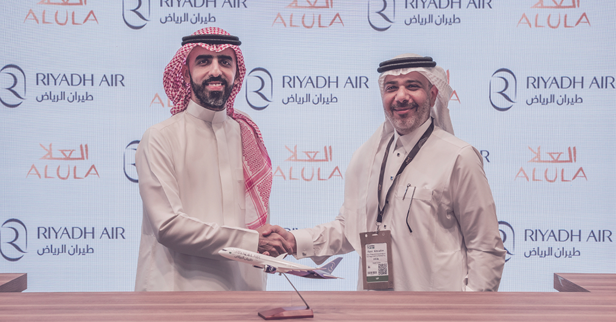 We are thrilled to announce our partnership with @ExperienceAlUla at #ATMDubai. Together, we will unlock incredible travel experiences in Saudi's premier luxury heritage destination. Read more: bit.ly/riyadhairalula #RiyadhAir #AlUla