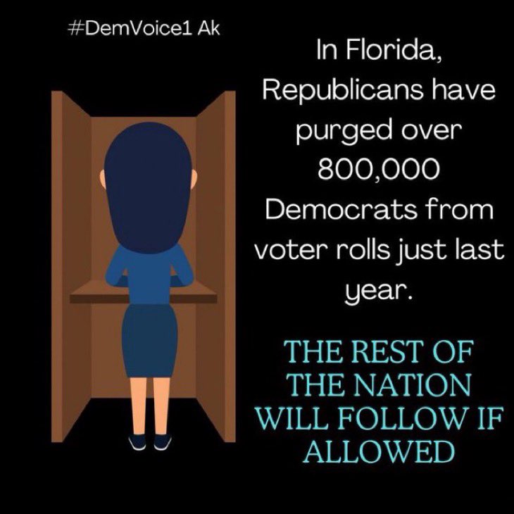 The ONLY WAY Republicans can win and they know it! #DemVoice1 

That just means we have to work harder to ensure more Democrats casts votes. Unlike Republicans, we’re actually not afraid of working.