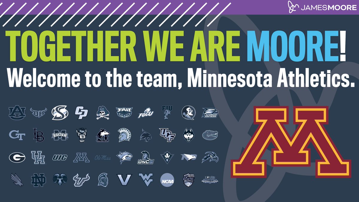 Welcome to the team, @GopherSports! jmco.com/collegiate-ath…