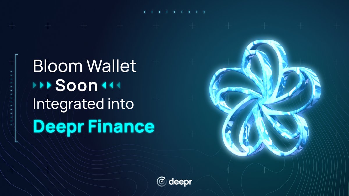 We're thrilled to announce we are working on the integration of @bloomwalletio  into #DeeprFinance, two innovative projects within the #Shimmer and #IOTA ecosystem. This collaboration is set to revolutionize the way you engage with #DeFi!

Why is this integration a game-changer?