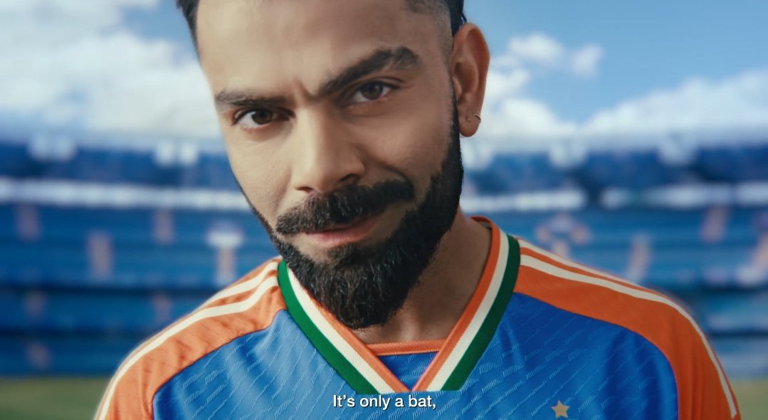 King 👑 Kohli looks stunning in this new jersey of India for #T20WorldCup24