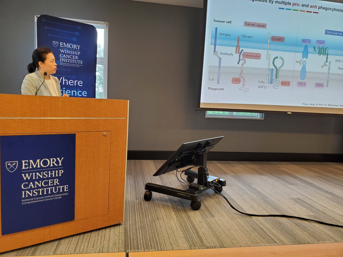 Special treat this morning hearing @BettyKimLab give a fantastic talk @WinshipAtEmory thank you @KimberlyBHoang for organizing this! Left as motivated 💪 as ever! @wenjiang_nano @EKNduom @DYLee_BME