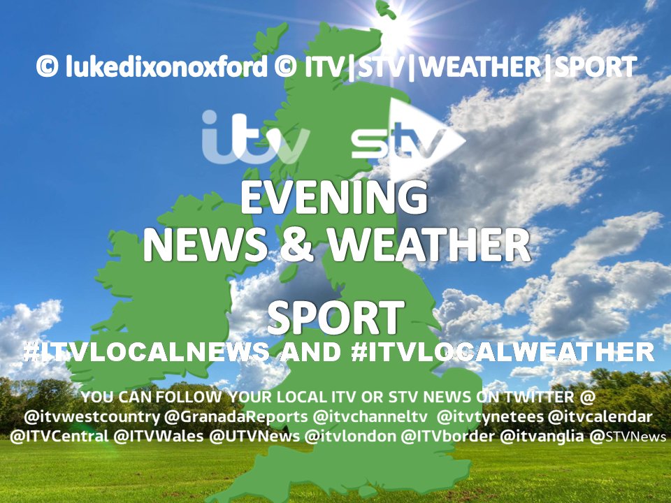 Get all your local news and weather☂🌧🌕☁ and ⚽@ITVSport in your region at 6pm on @ITV @ITVX @WeAreSTV @itvwestcountry @GranadaReports @itvchanneltv @itvtynetees @itvcalendar @ITVCentral @ITVWales @UTVNews @itvlondon @ITVborder @itvanglia @STVNews