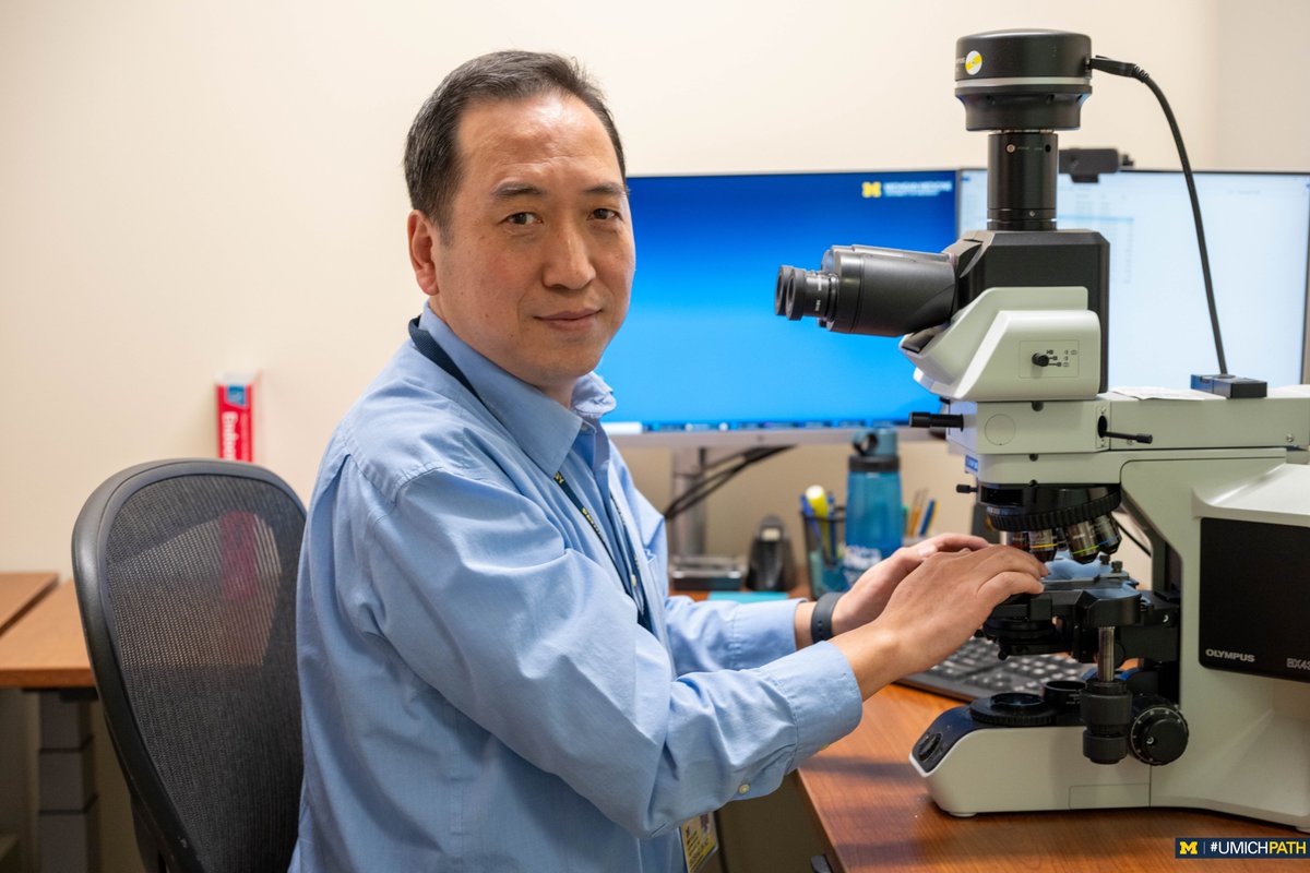 Dr. Xiaobing Jin, Clinical Assistant Professor, of Pathology recently shared his story on his journey to Michigan Medicine and #Pathology and his current clinical research on thyroid cytopathology. Read more: michmed.org/Y3vWR #UMichPath