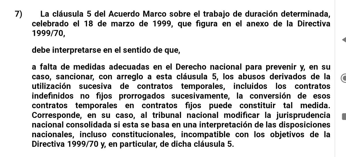 Sres. Pedro Sánchez y José Luis Escrivá @sanchezcastejon @joseluisescriva :la legislación actual aplicada a los miles de despidos de temporales públicos se opone a DchUE. Legislen con #FijezaYa amparados por Directiva70/99 y sentenciasTJUE! Temporales públicos sin dchs laborales