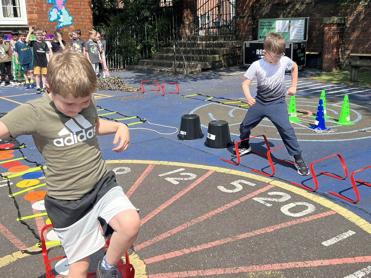 Sneaky and Carefully… 
We are completing our very own custom obstacle courses to escape the country in Year 2 #CommandoJoes #PE #Active