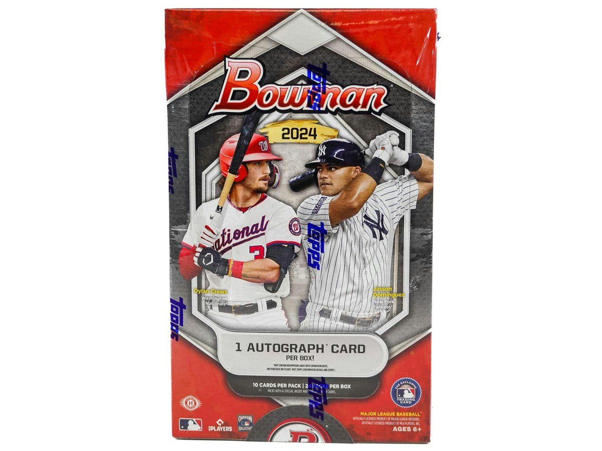 🚨🚨NEW BREAK🚨🚨 Break #98 2024 Bowman hobby half case!! (6 boxes) 6 autos First time? Take $10 off a team(s) totaling $21+! Add $5/$10 US/CA one-time shipping. Stack shipping as long as you want! Pay as you claim. Available teams below ⬇️ ⬇️⬇️ @CodiDaReposter…
