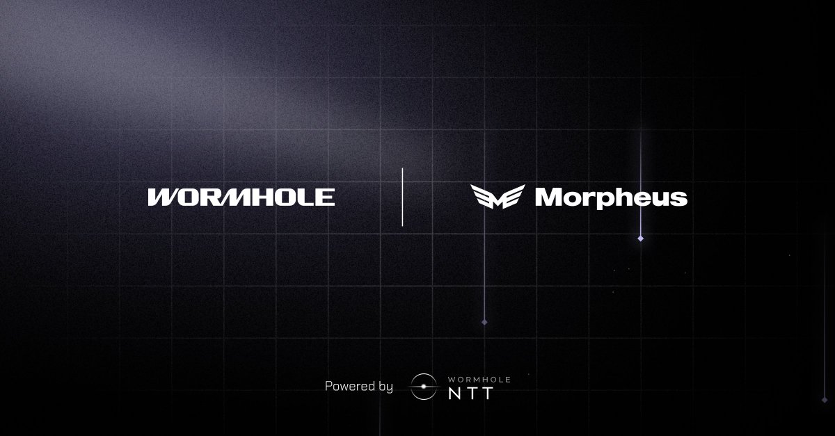 🔥 $MOR has launched today and is going multichain with Wormhole NTT. @MorpheusAIs is using Wormhole's NTT framework to make $MOR natively multichain. Learn more about Morpheus 👇