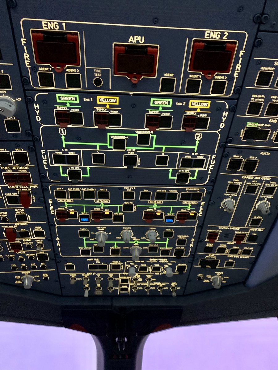 Managed to convince the examiner that I know roughly what I’m doing for another six months! It was actually a really enjoyable check where we got to practice some things we hope we never see for real. Looking forward to flying a real aircraft again soon. 😄 #A350 ⁦@Airbus⁩