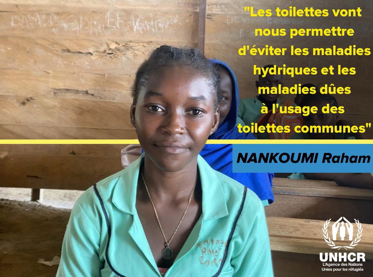 Le HCR avec @EduCannotWait continuer d'apporter des réponses de protection aux jeunes réfugiés la région de l'Est. Des latrines ont été construites dans 3 écoles et les étudiants réfugiés centrafricaines ont partagé leur avis, en soulignant l'impact positif de cette initiative.