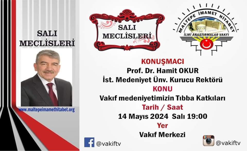 faik_kaptan's tweet photo. Vakıflar haftası münasebetiyle Medeniyet üniversitesi kurucu Rektörü Prof.Dr.Hamit Okur hocamızın Vakıf Medeniyeti mizin Tıbba Katkıları sunumunu dinlemeye davetlisiniz. https://t.co/ZS2WCkOeuM