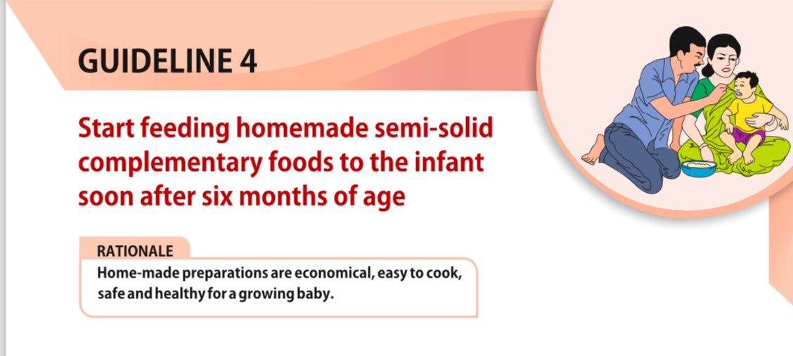 @ICMRNIN ‘s dietary guidelines for Indians 2024 is finally out! Guideline 3 and 4 put emphasis on ensuring exclusive #breastfeeding for 6 months and continued #Breastfeeding for 2 years and beyond. Start feeding home made semi solid comp foods to infants after 6 months.