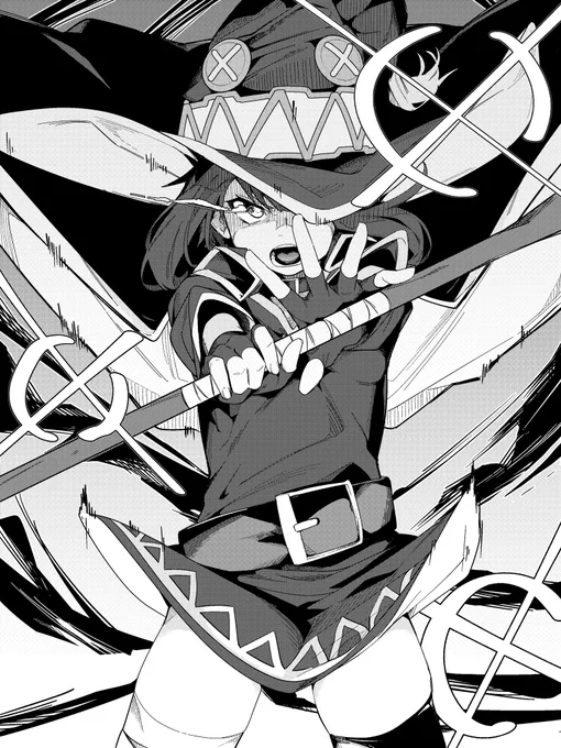 めぐみんの詠唱

シャドウバン中にサブ垢に投稿した絵です🙇‍♂️ 