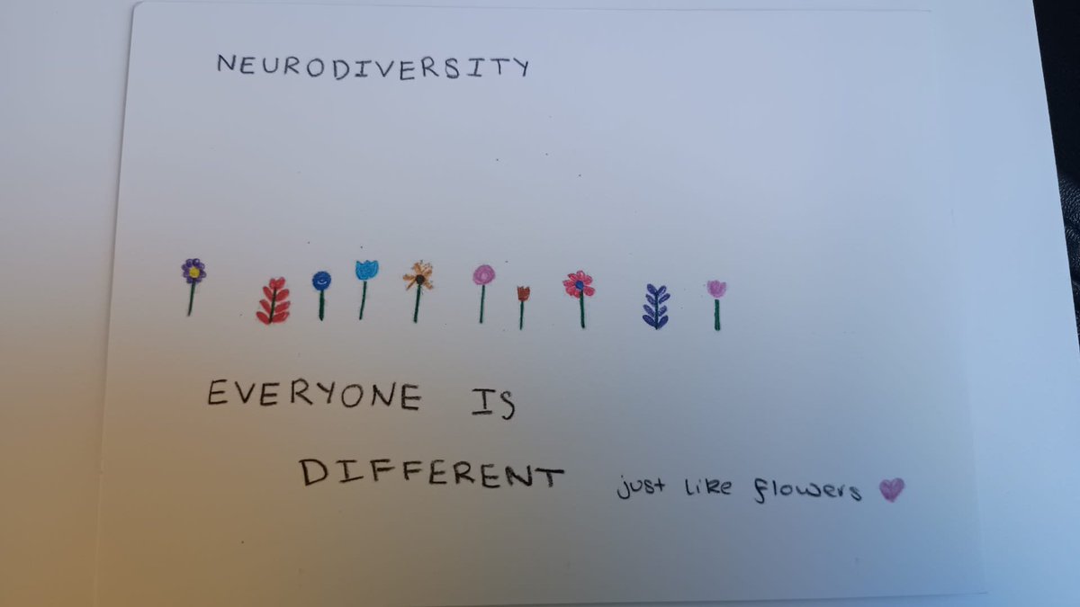🖼️ Inspired by a talk about visual literacy from our CEO Katie Smith, students from @SSLP_Southwark created artwork about neurodiversity. Isn't it brilliant?