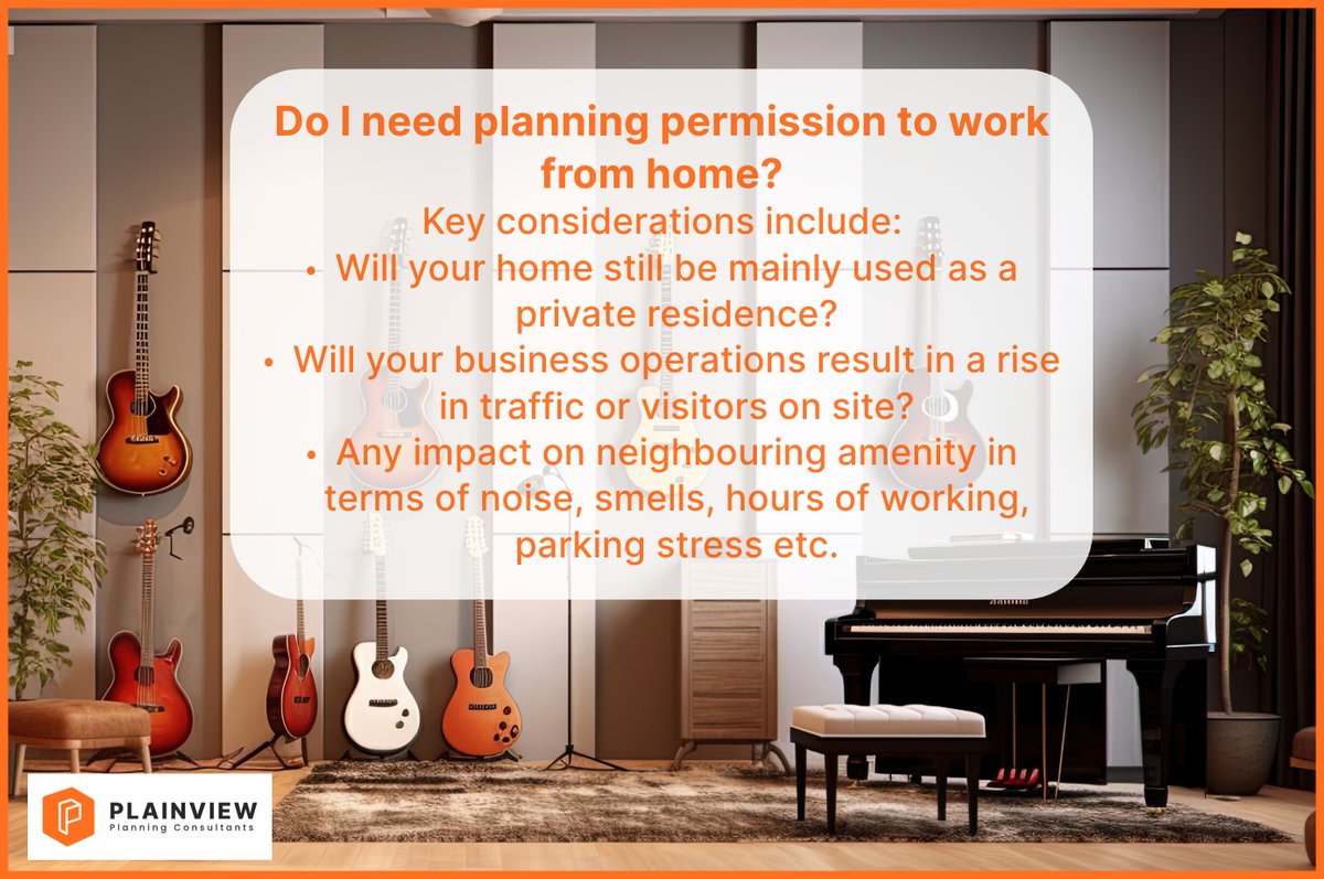 Retrospective planning success for a music studio in the West Midlands!  We helped our client to navigate enforcement action, regularise the planning breach on site and secure the future of their home business moving forwards.   
Read more here 👉 bit.ly/workingfromhom…