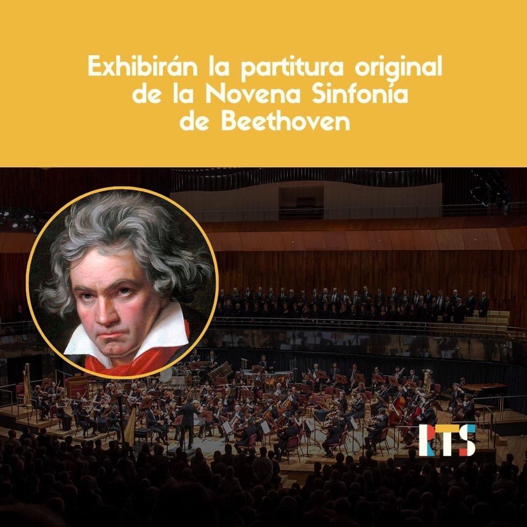 Mariwska's tweet photo. 🎼 Con motivo del 200 aniversario del estreno de la Novena Sinfonía de Ludwig van Beethoven, la Biblioteca Estatal de Berlín pondrá en exhibición la partitura original de la célebre obra musical. El manuscrito será mostrado al público en Stabi Kulturwerk, del 7/05 al 25/08. https://t.co/fbgmksOJ0q