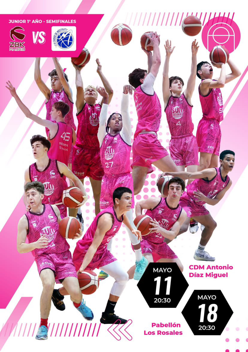 Los próximos retos 🔜🗓️

<a href="/CBZentro/">Zentro Basket Madrid</a> 2007 afrontará su primer duelo de 1/2 Final <a href="/FBMadrid/">Fed. Bcto. de Madrid</a> en el Skyline. 

🆚 <a href="/CBCMostoles/">C.B.CiudaddeMostoles</a> 

#GoGarnet