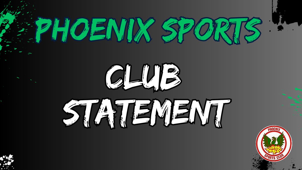 It is with regret that we announce that Steve O’Boyle has resigned as manager of Phoenix Sports Club First Team Club Statement ⬇️ phoenixsportsclub.co.uk/news/club-stat…