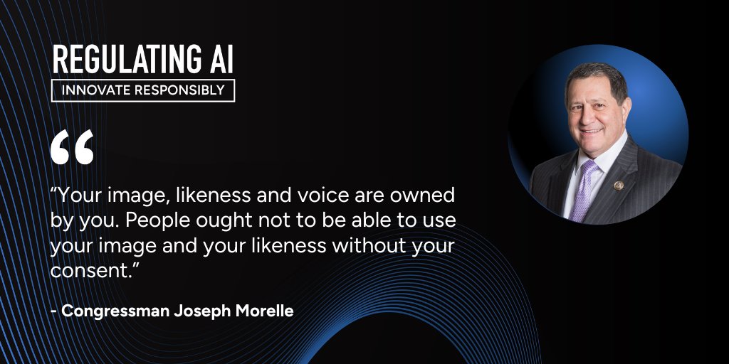 Identities are crucial. @RepJoeMorelle discusses the critical rights to control one's image, likeness and voice. Tune into our latest episode for an in-depth look at personal image and data rights. Click for the full episode

#AIRegulation #AISafety #AIStandard