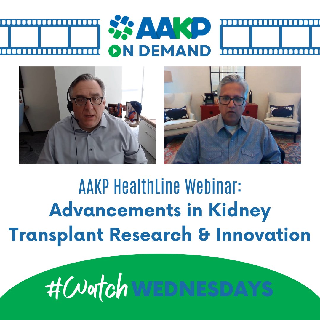 Did you miss our latest webinar on advancements in kidney transplant research & innovation 🔍? On this #WatchWednesday, hear from allied research partners as they share insights into innovations & technologies shaping the future of #kidneytransplantation ➡️bit.ly/4dpseOq